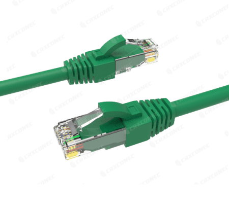UL Listeli 24 AWG Cat.6 UTP PVC Bakır Kablo Yaması 1M Yeşil Renk - UL Listeli 24 AWG Cat.6 UTP Patch Kablo